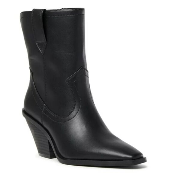 BRAND NEW SCOOP NYC WOMEN'S WESTERN MID -CALF HEELED BOOTIES - Picture 15 of 16